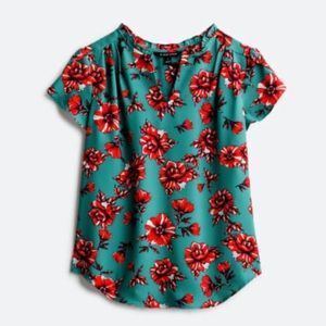 Tiffany Tulip Sleeve Blouse
